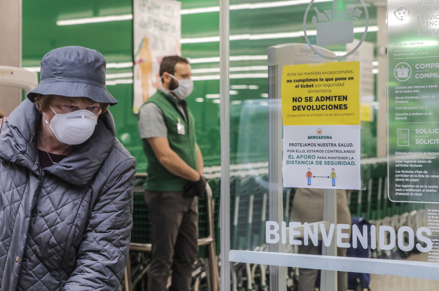 aforo reducido supermercados aforo-reducido-supermercado